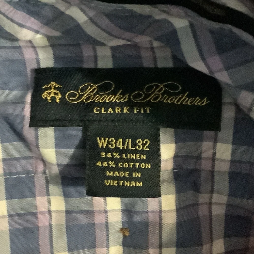 Brooks‎ Brothers Pink Men's linen pants, Baird McNutt Irish linen